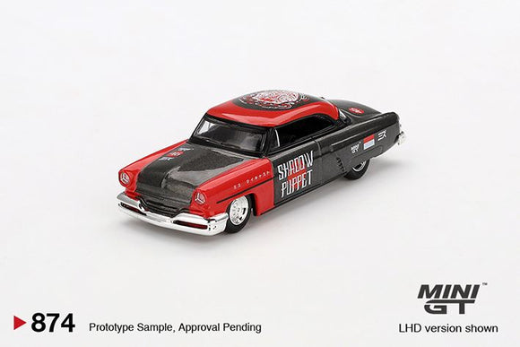 Mini GT 874 Lincoln Capri Hot Rod 1954 'Shadow Puppet' Mini GT x MIZU Diecast 2024