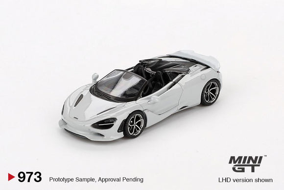 Mini GT 973 McLaren 750S Spider Cirrus Grey