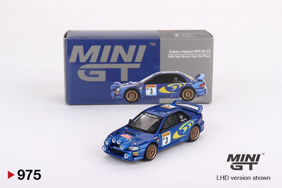 Mini GT 975 Subaru Impreza WRC98 - #3, McRae/Grist - 3rd place, 1998 Monte Carlo