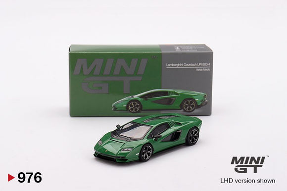Mini GT 976 Lamborghini Countach LPI 800-4 Verde Medio