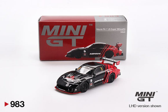 Mini GT 983 Mazda RX-7 LB-Super Silhouette Advan