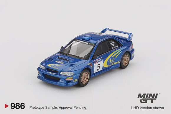 Mini GT 986 Subaru Impreza WRC99 - #5, Richard Burns / Robert Reid - Winner, 1999 Rally Australia