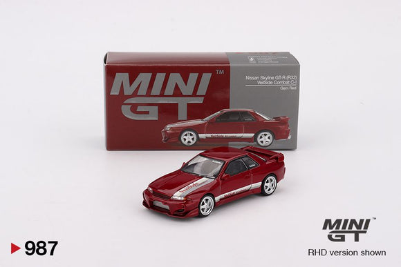 Mini GT 987Nissan Skyline GT-R (R32) VeilSide Combat C-I Gem Red