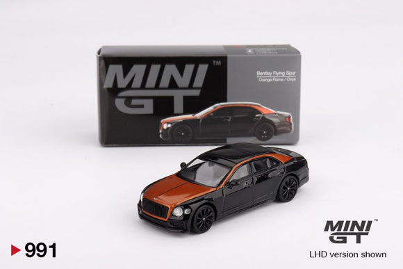 Mini GT 991 Bentley Flying Spur Orange Flame / Onyx