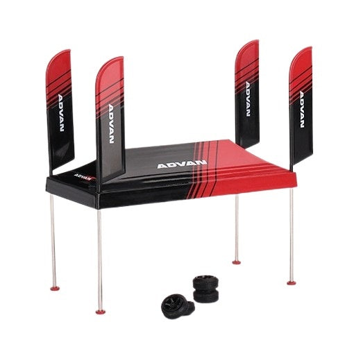 Mini GT AC20 ADVAN Paddock Service Tent Set