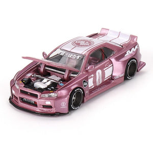 Mini GT G128 Nissan Skyline GT-R (R34) Kaido Racing Factory V1