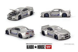 Mini GT G143 Nissan Skyline GT-R (R34) Kaido Works Shinjuku V1