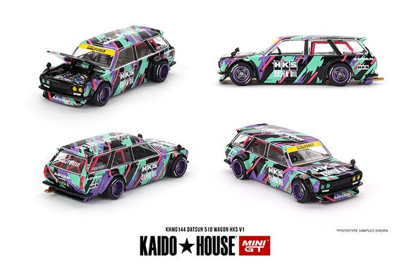 Mini GT G144 Datsun 510 Wagon HKS V1