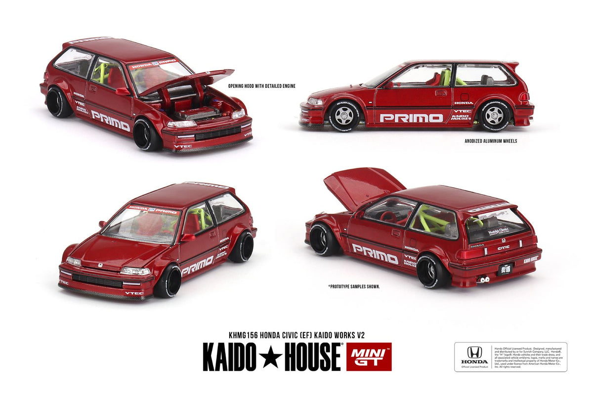 Mini GT G156 Honda Civic (EF) Kaido Works V2 – Constellation Hobbies