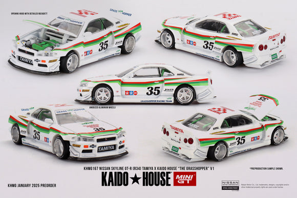 Mini GT G167 Nissan Skyline GT-R (R34) TAMIYA x KAIDO HOUSE 