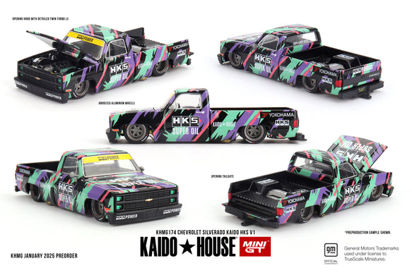 Mini GT G174 Chevrolet Silverado KAIDO HKS V1