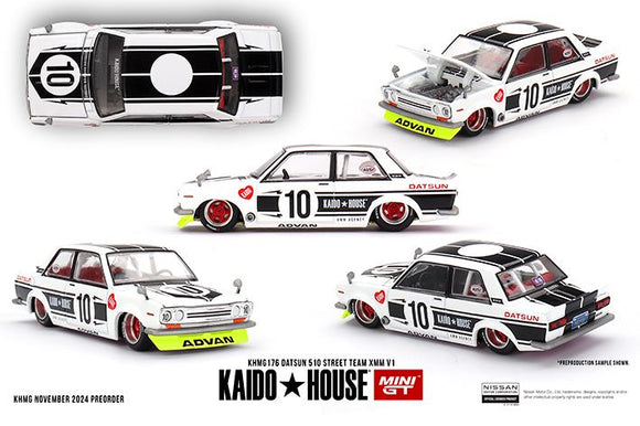 Mini GT G176 Kaido House Datsun 510 Street Team XMM V1