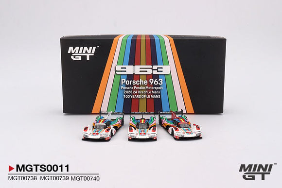 Mini GT S0011 Porsche 963 Porsche Penske Motorsport Team Set