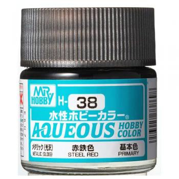 Mr. Hobby Aqueous H038 Metallic Steel Red