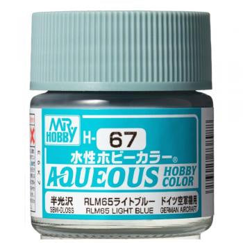 Mr. Hobby Aqueous H067 Semi Gloss RLM65 Light Blue