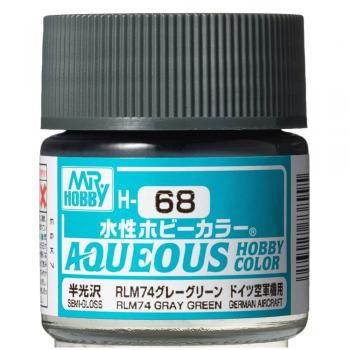 Mr. Hobby Aqueous H068 Semi Gloss RLM74 Dark Gray