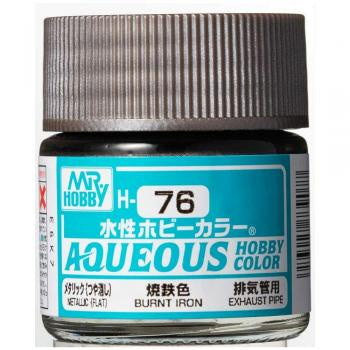 Mr. Hobby Aqueous H076 Metallic Burnt Iron