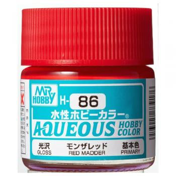 Mr. Hobby Aqueous H086 Gloss Red Madder
