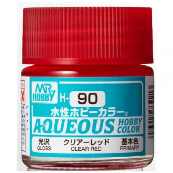 Mr. Hobby Aqueous H090 Gloss Clear Red