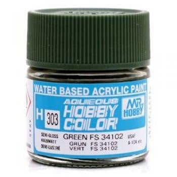 Mr. Hobby Aqueous H303 Semi Gloss Green FS34102