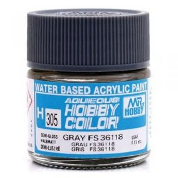 Mr. Hobby Aqueous H305 Semi Gloss Gray FS36118