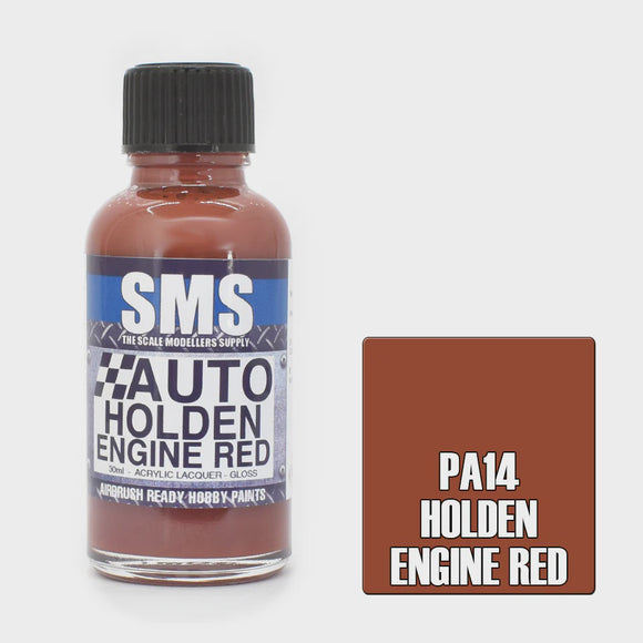 SMS PA14 Auto Holden Engine Red 30ml