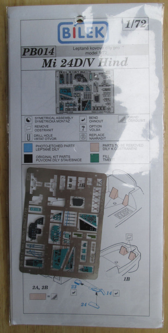 Bilek PB014 Mi-24 Hind Cockpit Interior - 1/72