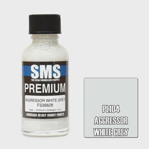 SMS PL104 Premium Aggressor White Grey 30ml