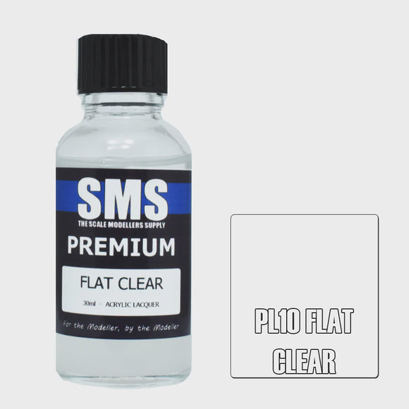 SMS PL10 Premium Flat Clear 30ml