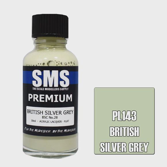 SMS PL143 Premium British Silver Grey 30ml
