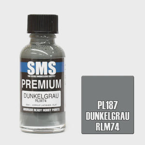 SMS PL187 Premium Dunkelgrau RLM74 30ml