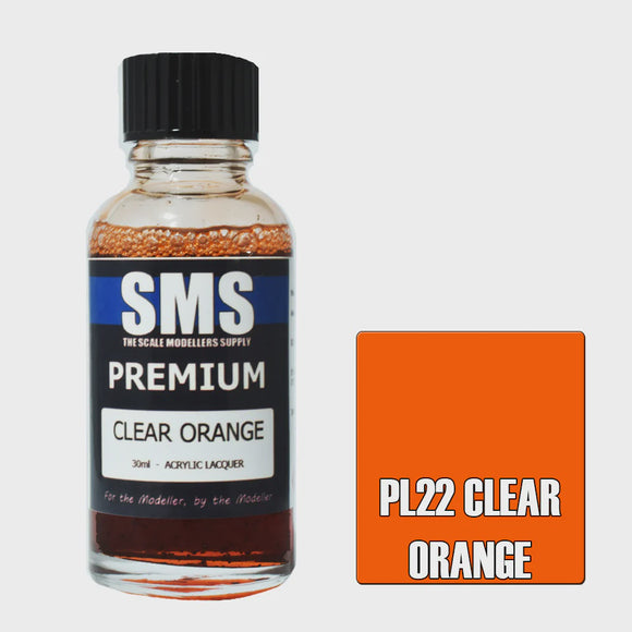 SMS PL22 Premium Clear Orange 30ml