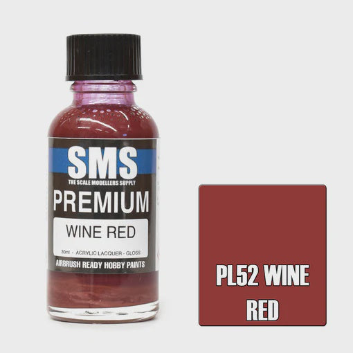 SMS PL52 Wine Red RAL3005 30ml