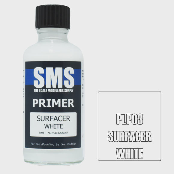 SMS PLP03 Primer Surfacer White 50ml