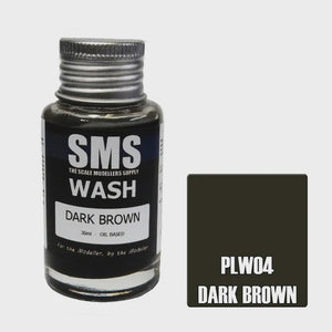 SMS PLW04 Premium Dark Brown Wash 30ml