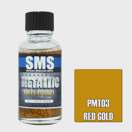 SMS PMT03 Metallic Red Gold 30ml