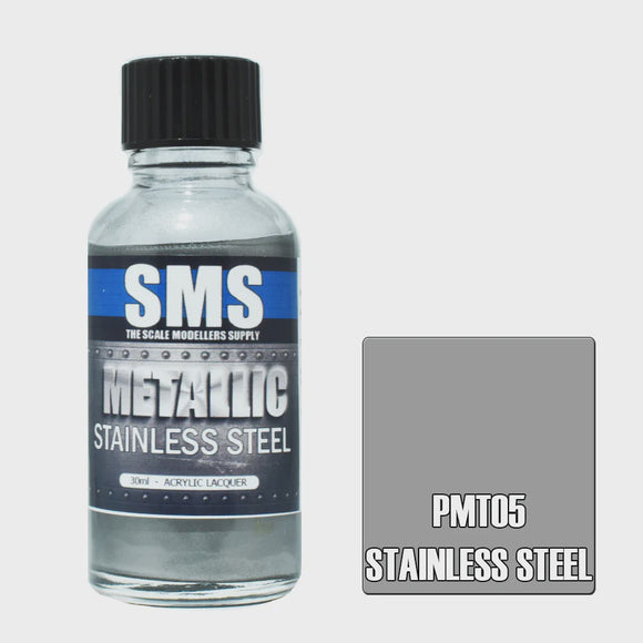 SMS PMT05 Metallic Stainless Steel 30ml