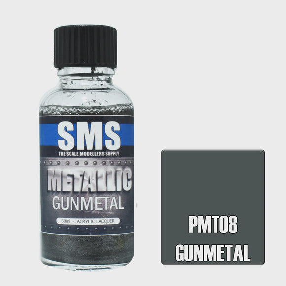 SMS PMT08 Metallic Gunmetal 30ml