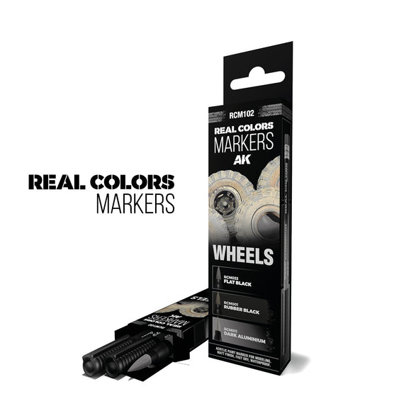 AK-Interactive RCM102 Wheels Markers Set