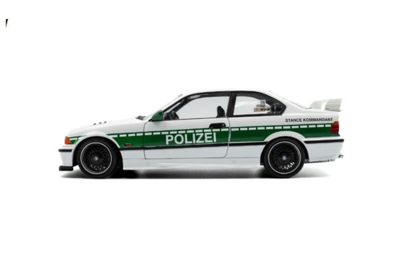 Solido 1803915 BMW E36 M3 Coupe Works Drift Polizei 1991 White