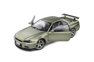 Solido 1804308 Nissan Skyline GT-R (R34) Green Met 1999