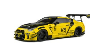 Solido 1805809 Nissan GT-R (R35) W/ Liberty Walk Body Kit 2.0 Yellow 2020