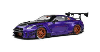 Solido 1805812 Nissan GT-R (R35) W/ Liberty Walk Body Kit 2.0 Purple 2022