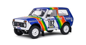 Solido 1807305 Lada Niva White #182 Jabouille/Sardou - Paris Daker 1984