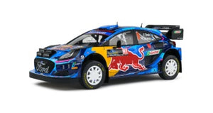 Solido 1809503 Ford Puma Rally1 Hybrid Blue #8 Tanak Rally Sweden 2023