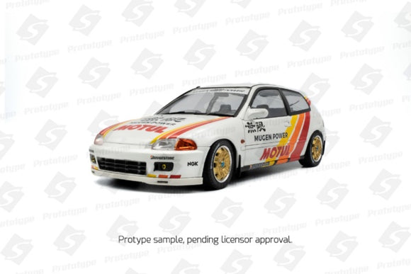 Solido 1810404 Honda Civic (EG6) Solido Works Mugen Racing 1992 White