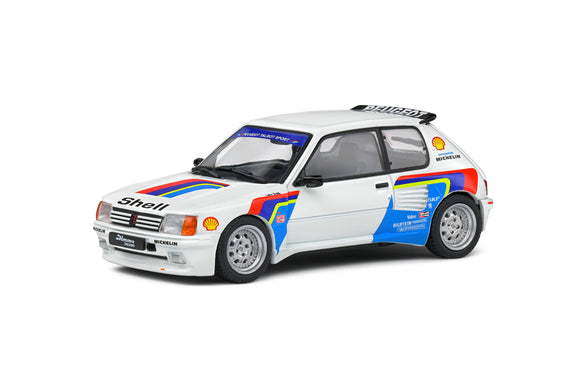 Solido 4310805 Peugeot 205 Dimma Rallye Tribute White 1992