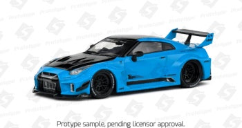 Solido 4311209 Nissan GTR35 LBWK Silhouette 2019 Miami Blue