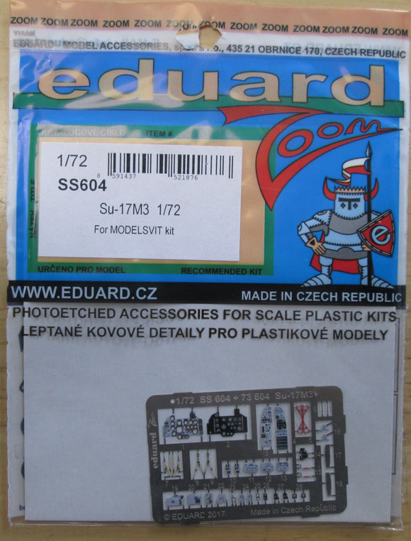 Eduard SS604 Sukhoi Su-17M3 Cockpit Interior - 1/72