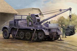 Trumpeter 09576 Schwerer Zugkraftwagen 18t with 6t Bilstein Crane - 1/35